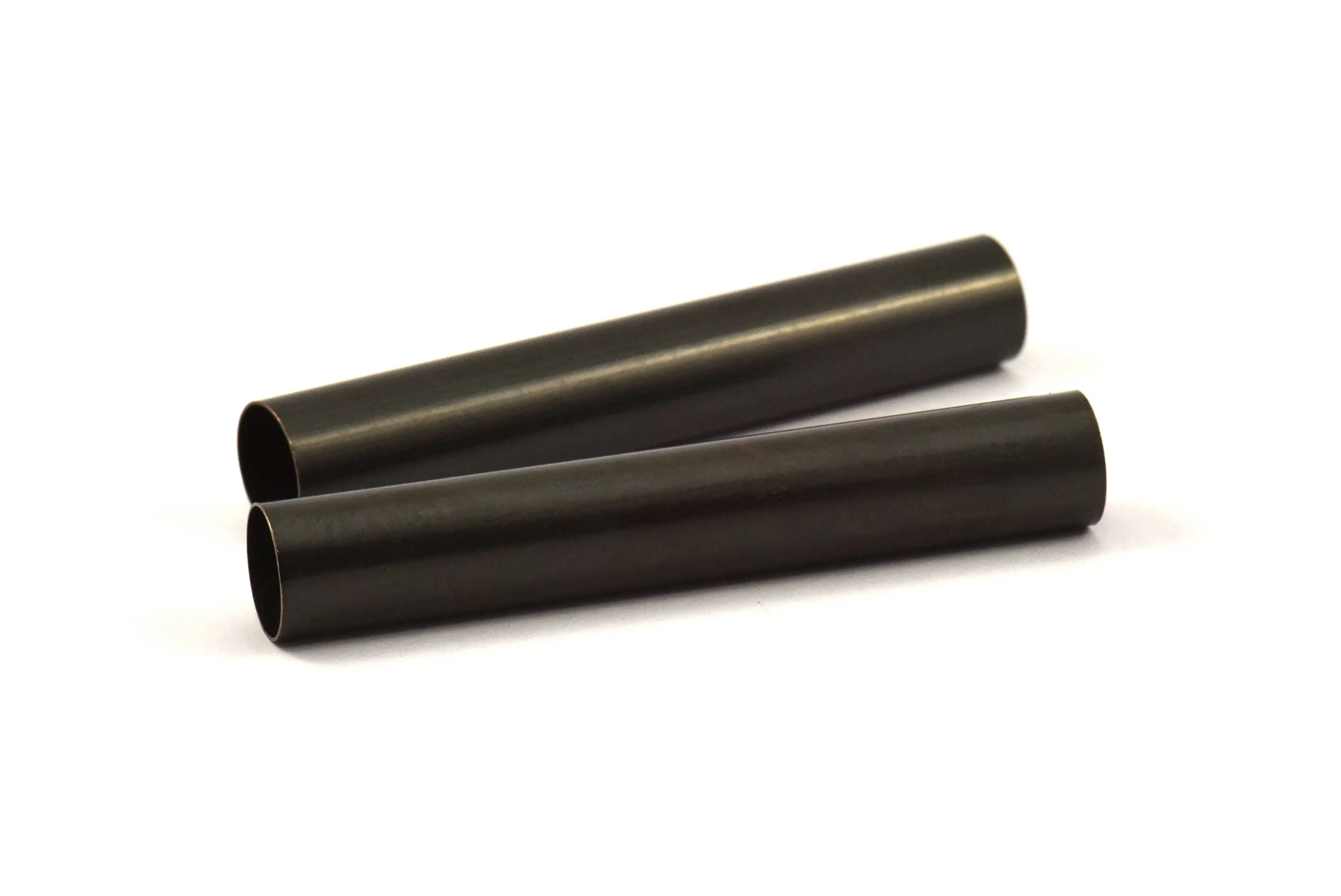 50mm Black Tubes 6 Oxidized Brass Tubes (8x50mm) Bs 1548 S037