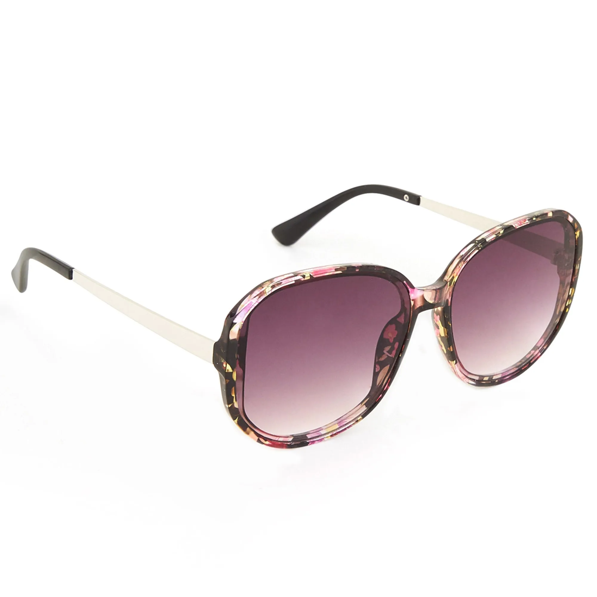 Accessorize London Women's Oversized Resin Frame Sunglasses