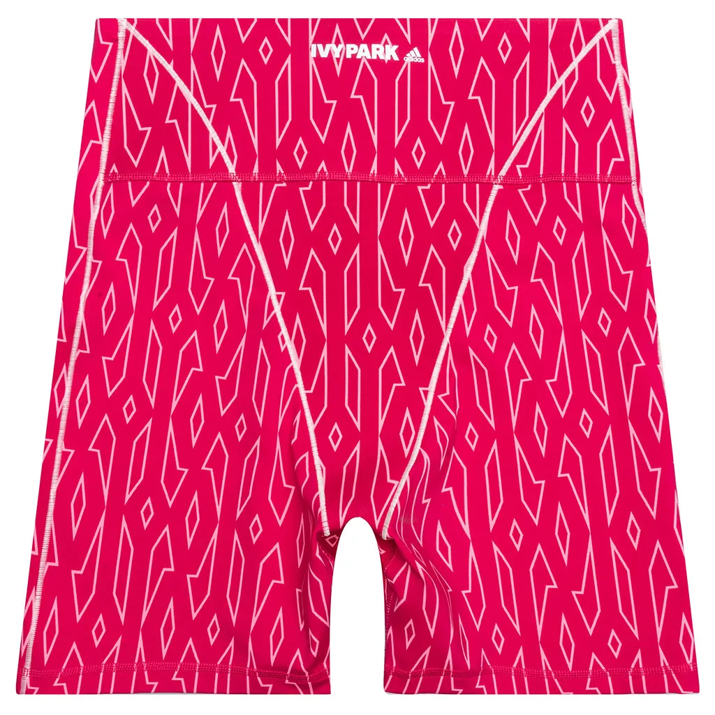 Adidas Originals x Ivy Park Monogram Cycling Short - Bold Pink