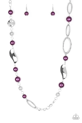 All About Me - Purple Paparazzi Necklace