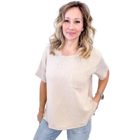 Andree By Unit Ribbed Textured Tunic in 3 Colors