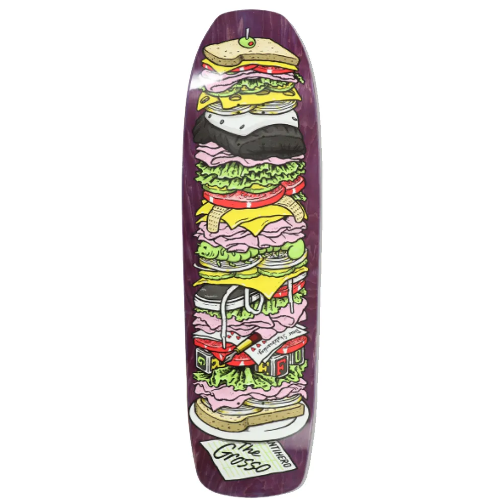 Anti Hero Grosso Dagwood Deck Purple Stain 9.25