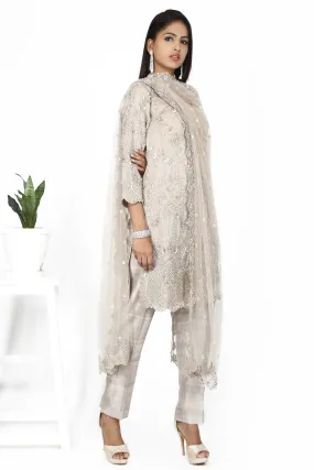 Ash Greyish Kurti Set.