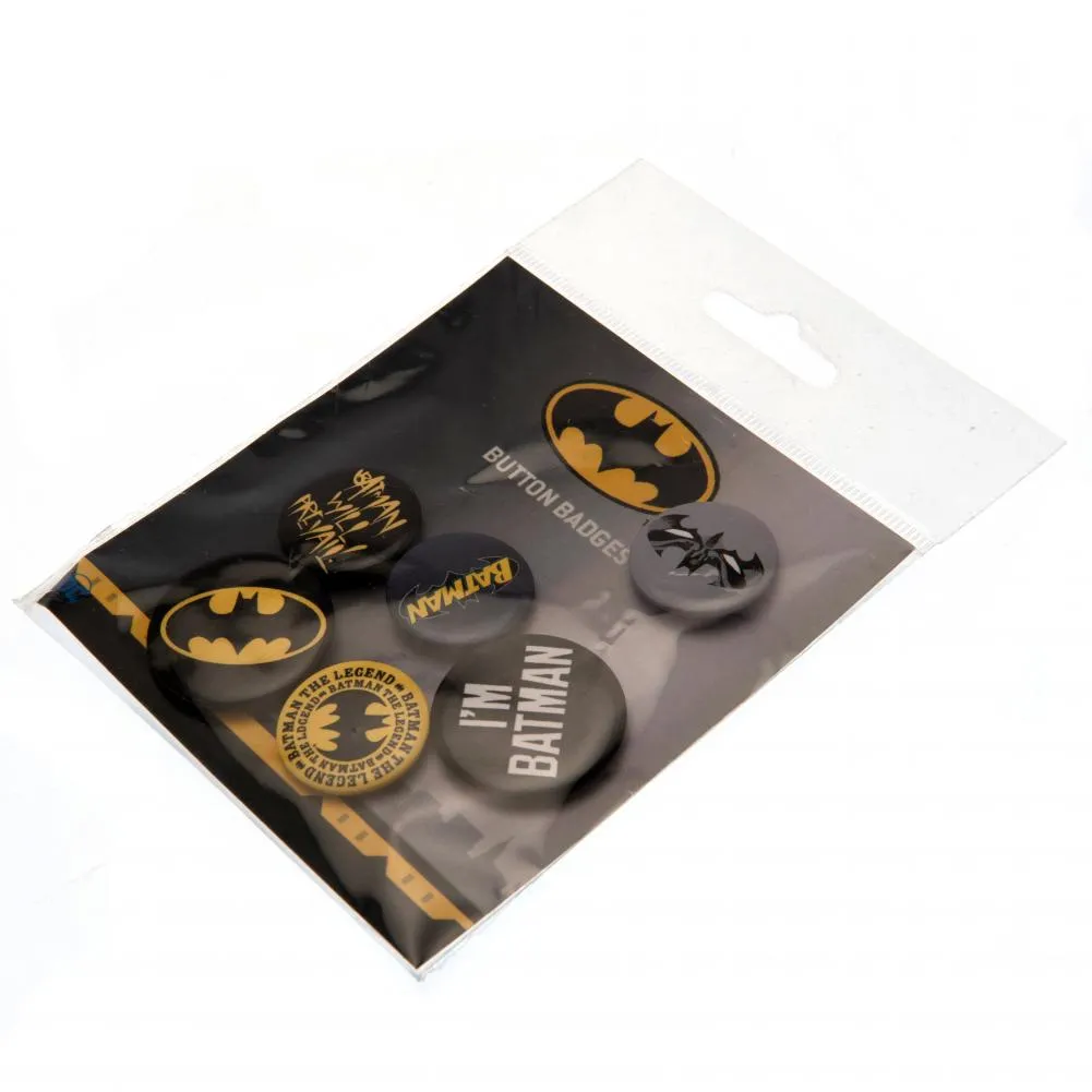 Batman Button Badge Set