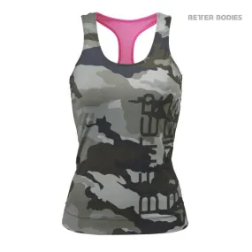 Better bodies Athlete T-Back - Green Camoprint