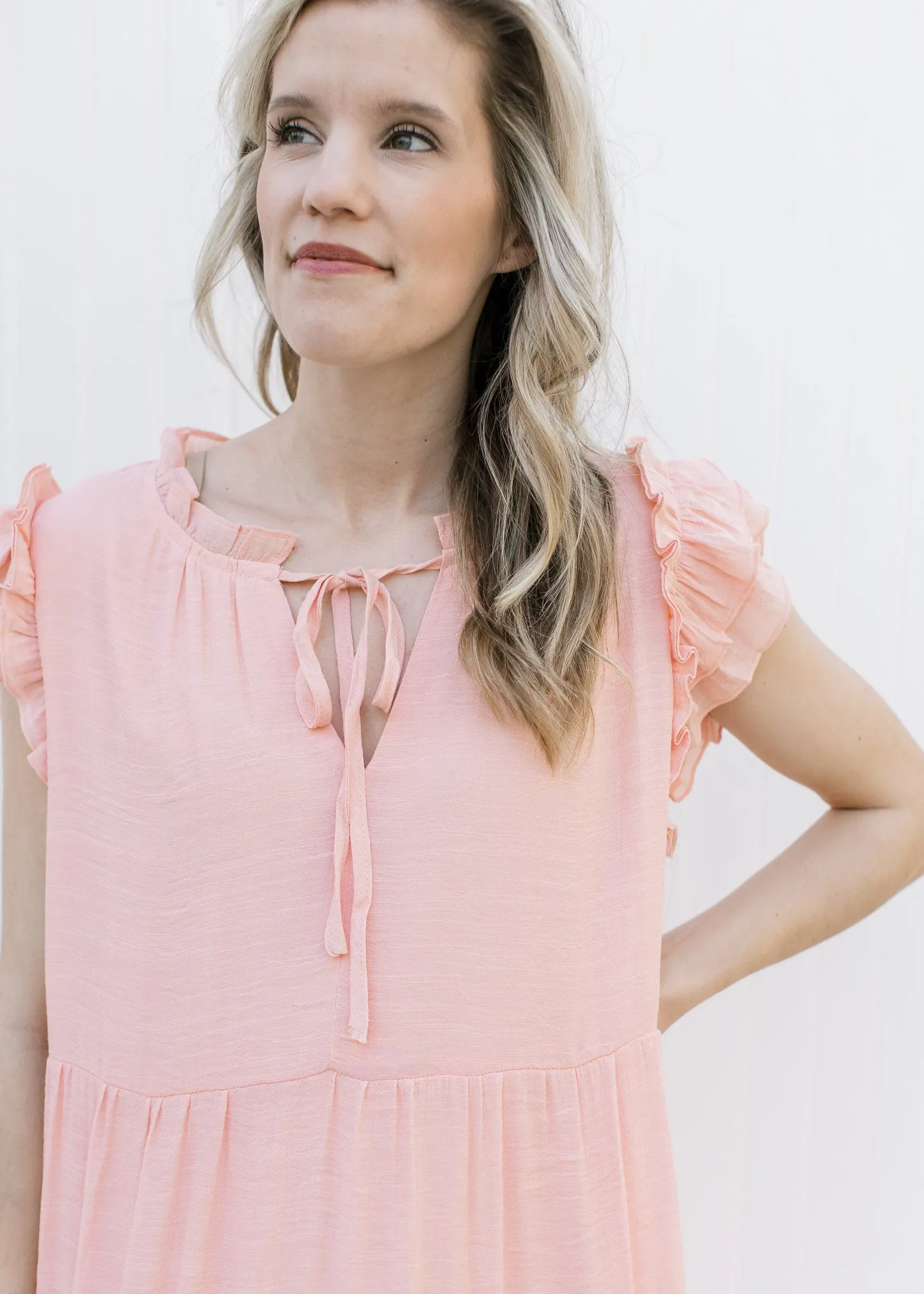 Blush and Ruffles Dress