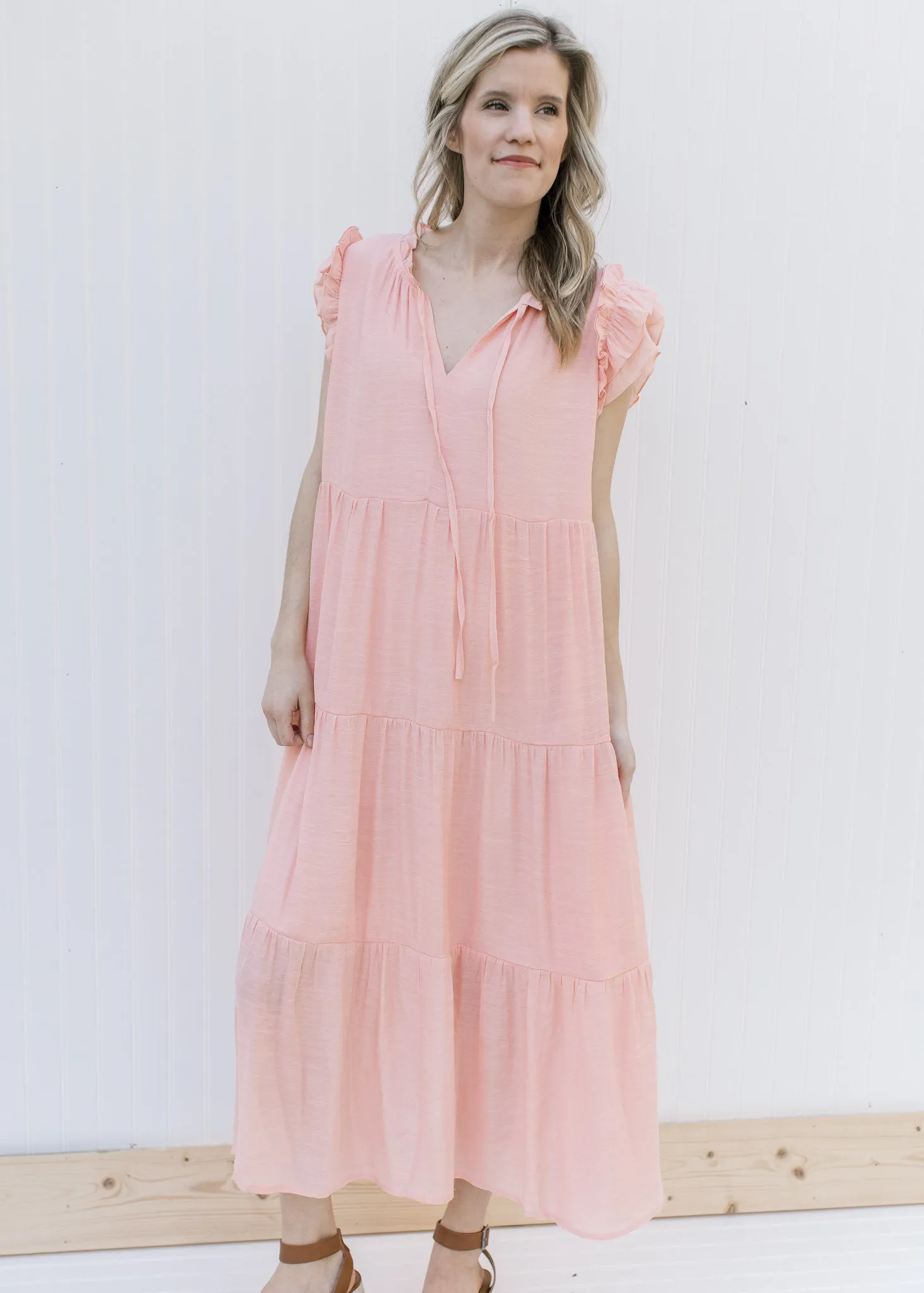 Blush and Ruffles Dress