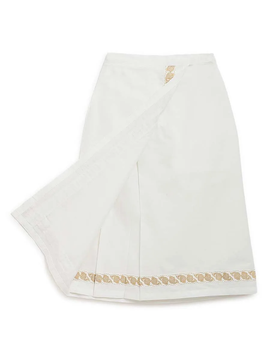 Boys Mundu Dhoti-White