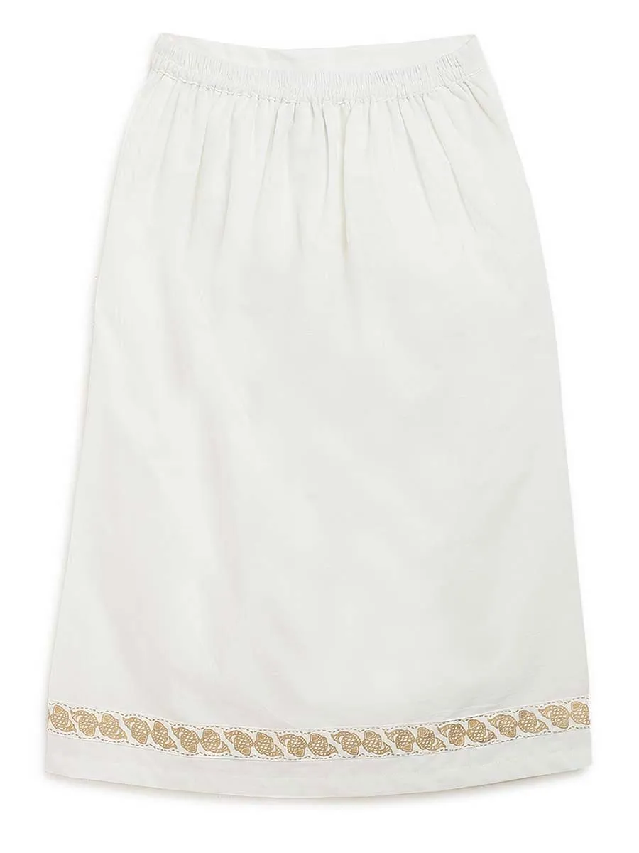 Boys Mundu Dhoti-White