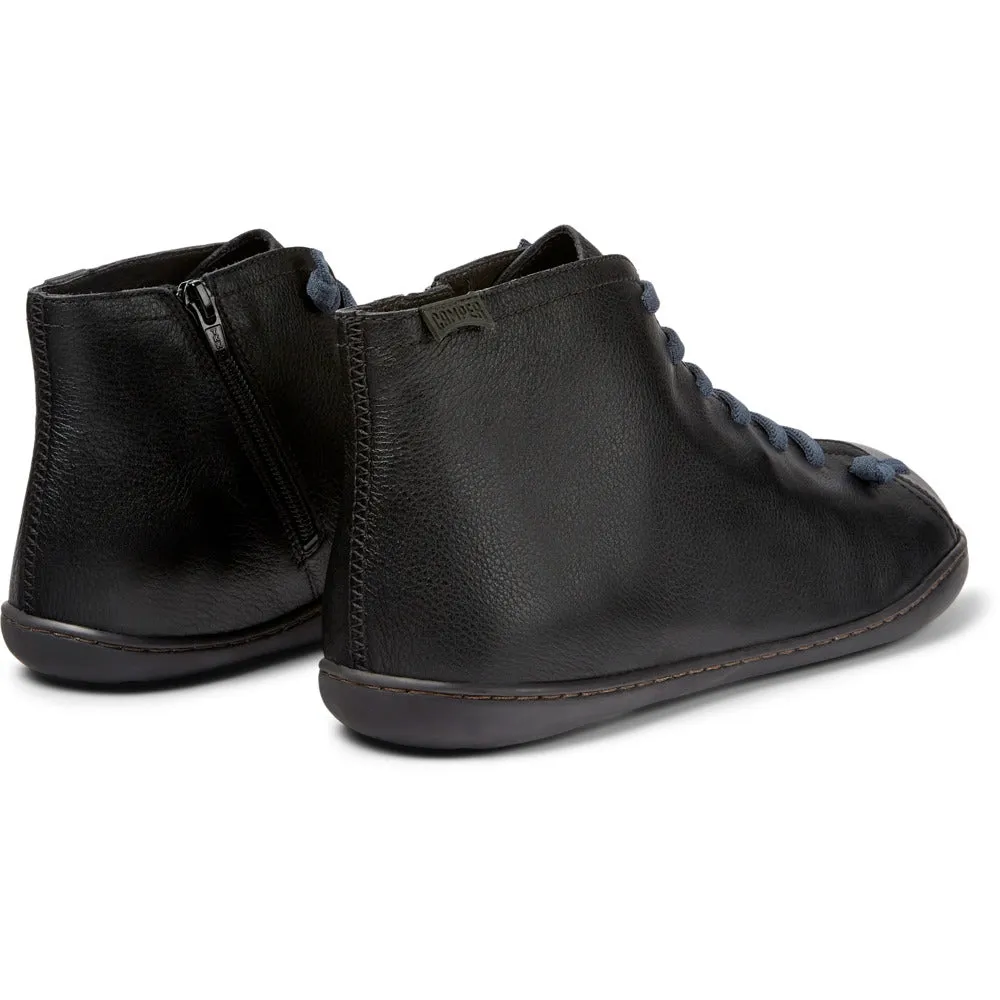 Camper Peu Black ankle boot for men Black   