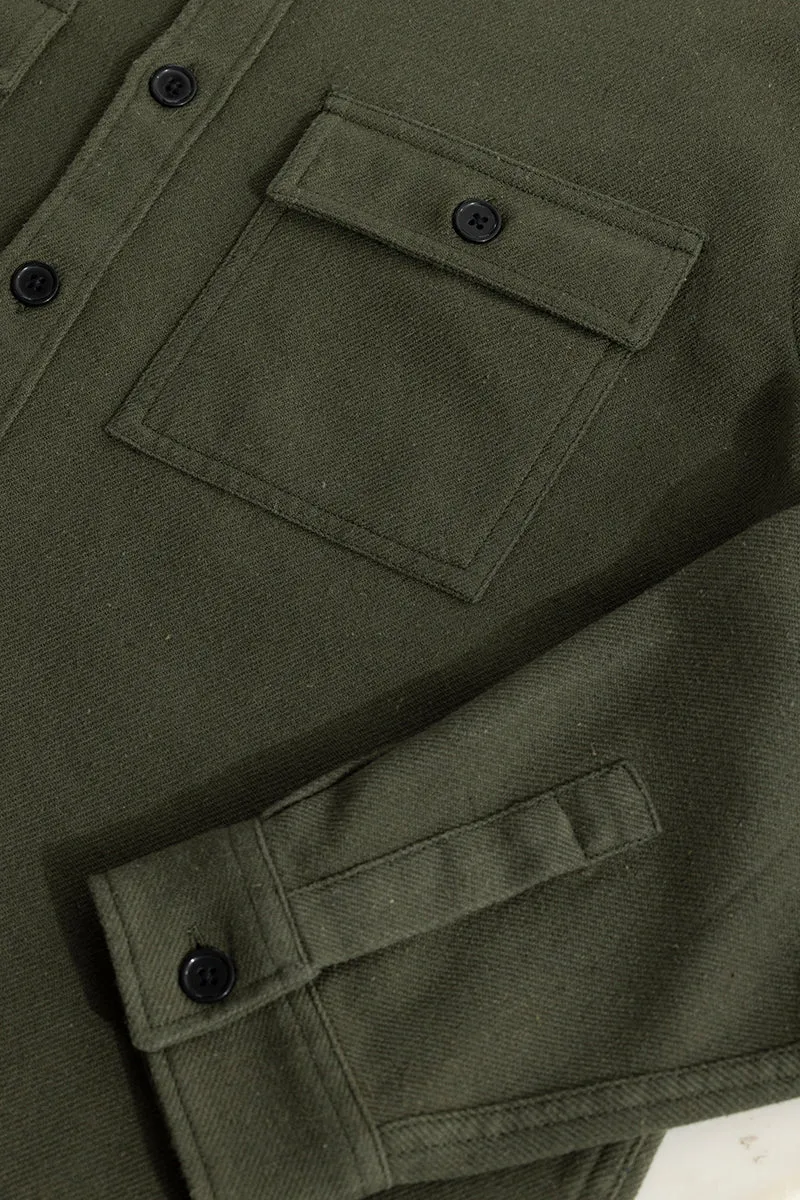 Clyster Olive Overshirt