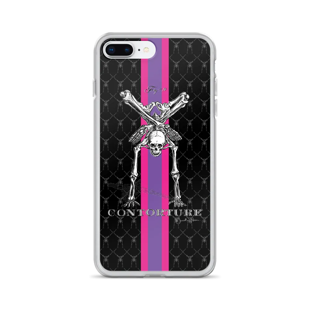 Contorture iPhone Case: SuperStripe Contortion Skeleton