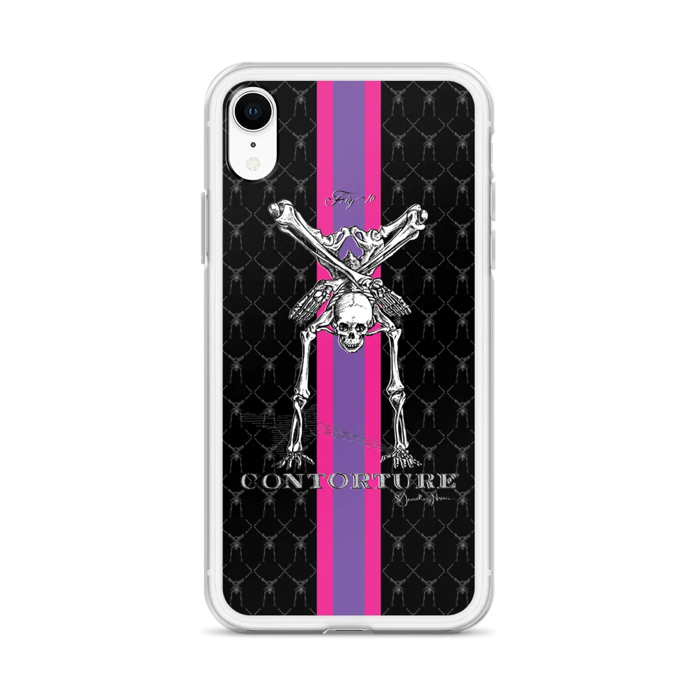 Contorture iPhone Case: SuperStripe Contortion Skeleton