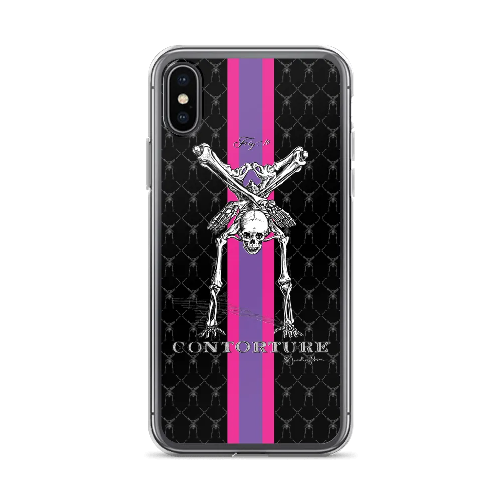 Contorture iPhone Case: SuperStripe Contortion Skeleton