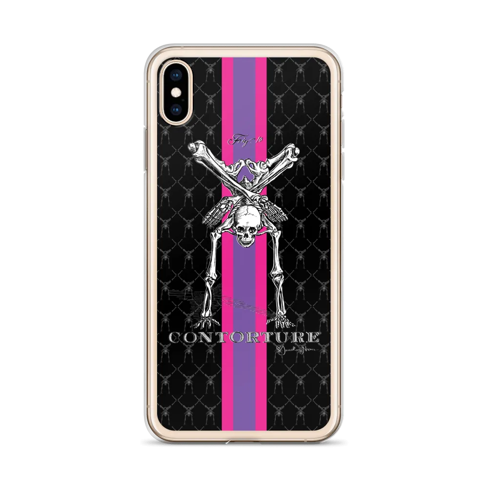 Contorture iPhone Case: SuperStripe Contortion Skeleton