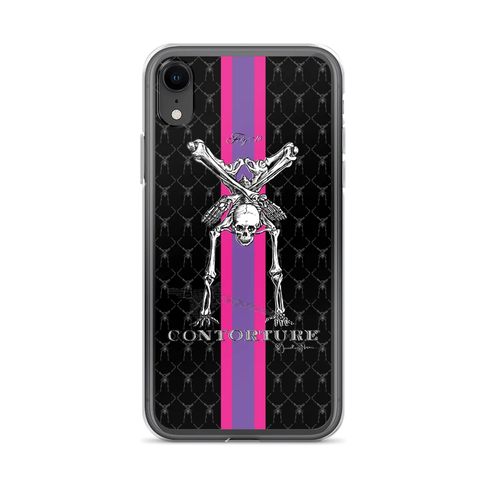 Contorture iPhone Case: SuperStripe Contortion Skeleton