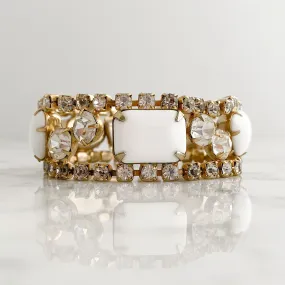 DAKOTA vintage white rhinestone bracelet