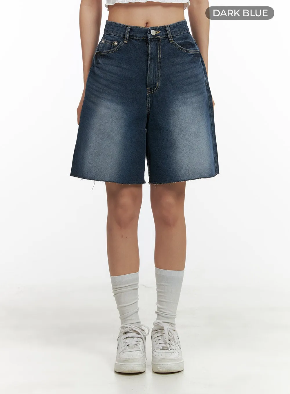 Destroyed Hem Jorts OA416