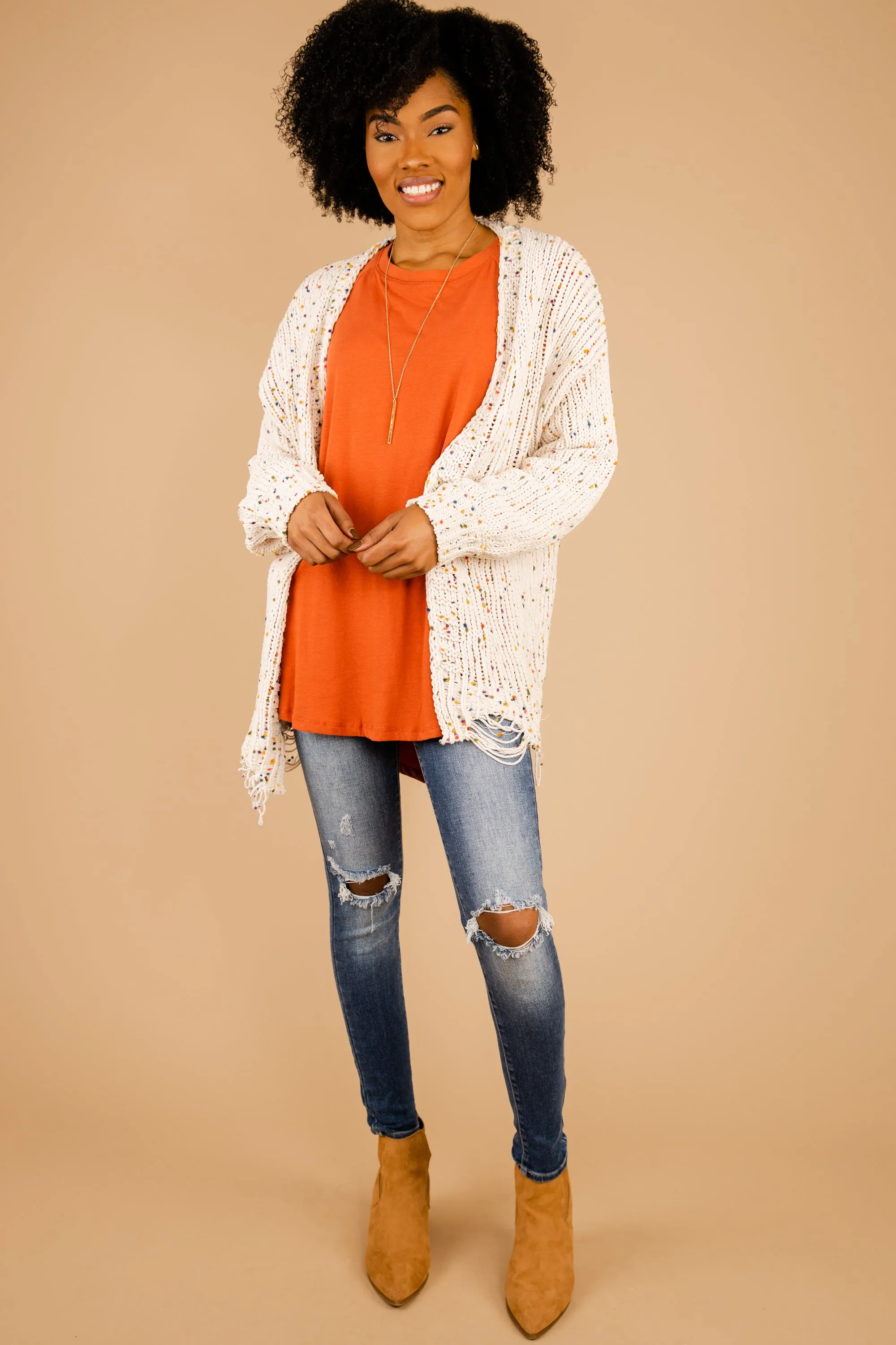 Easy Like Sunday Rust Orange Tunic