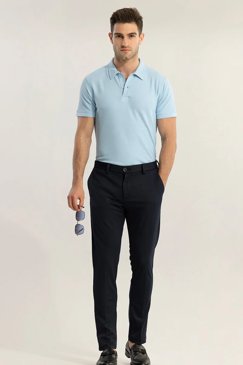 EasyElegance Sky Blue Polo T-Shirt