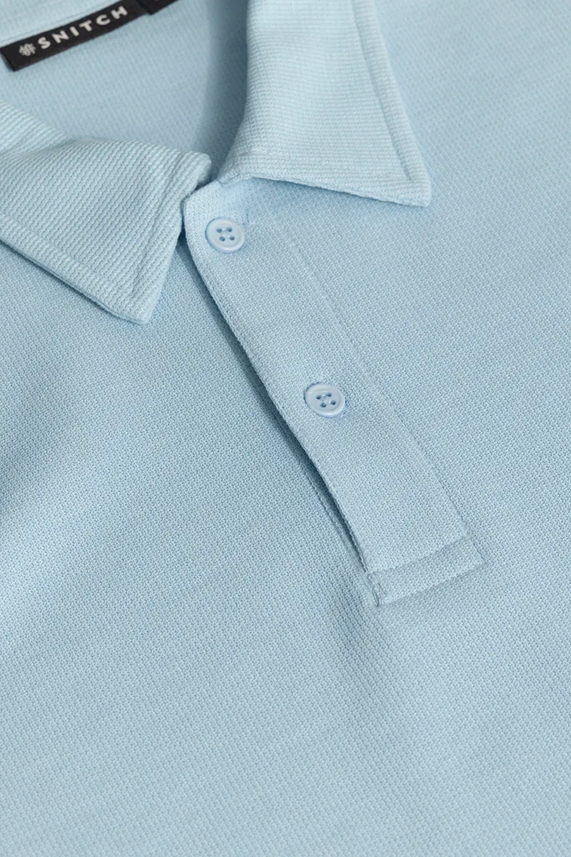 EasyElegance Sky Blue Polo T-Shirt