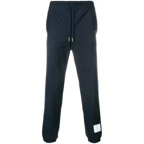 Elastic Hem Wool Track Trouser