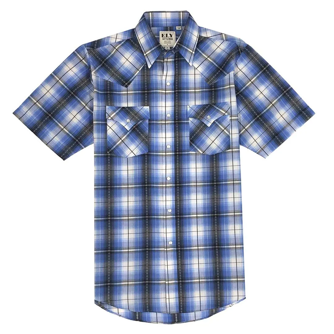 Ely Cattleman Men's Plaid Snap Shirt