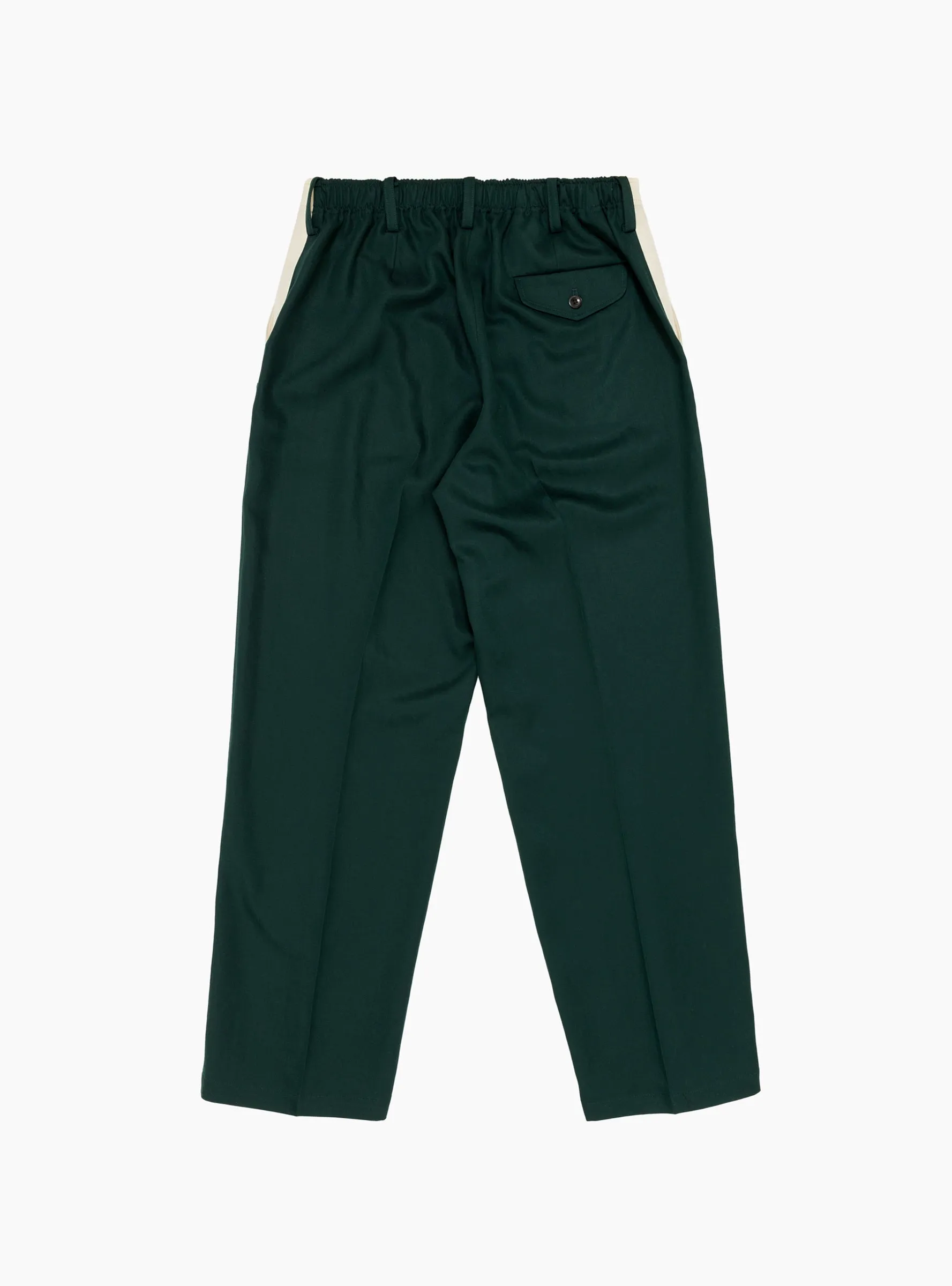 Embroidered Western Trousers Green