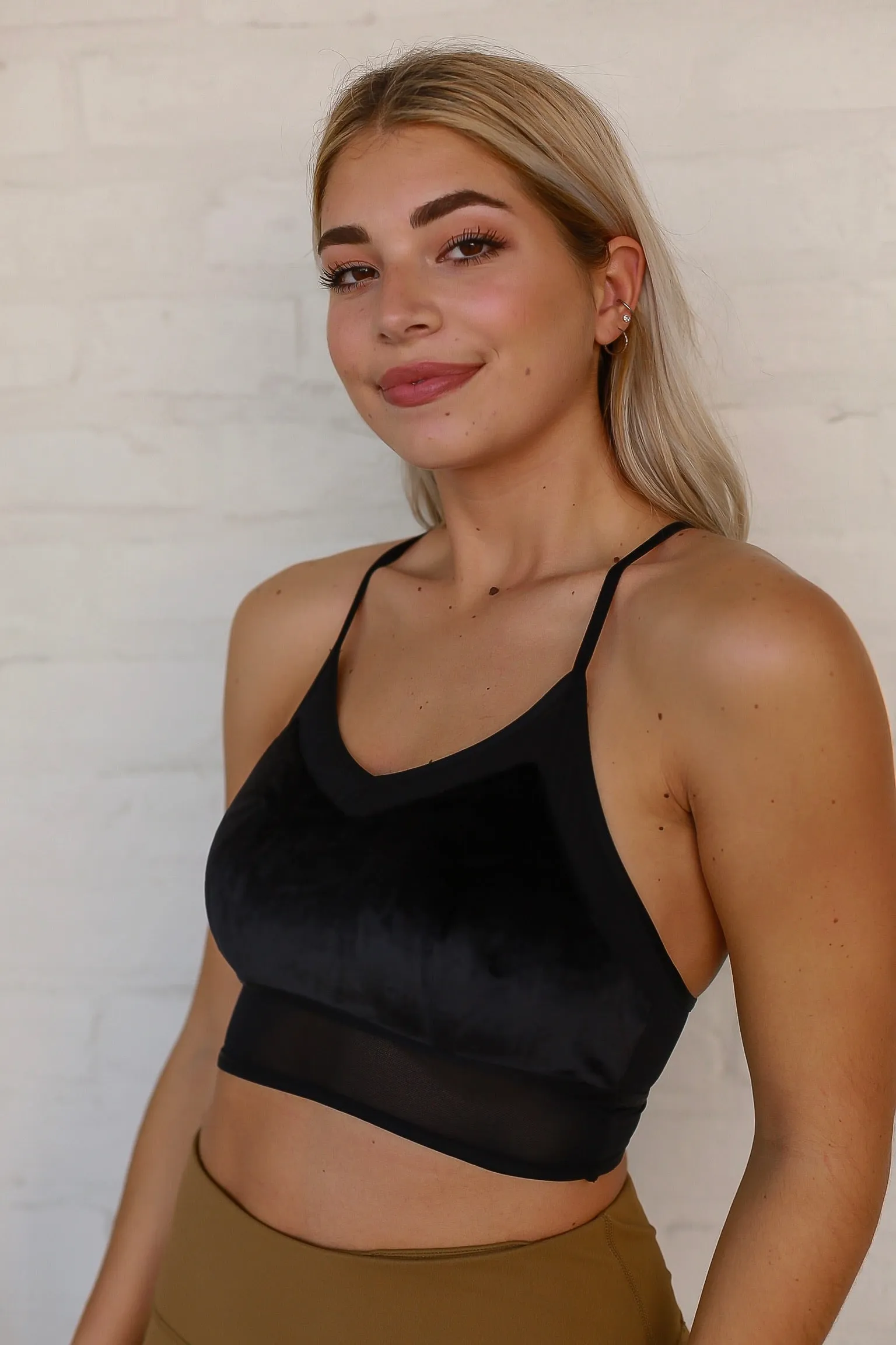 Felt Velvet Sports Bra