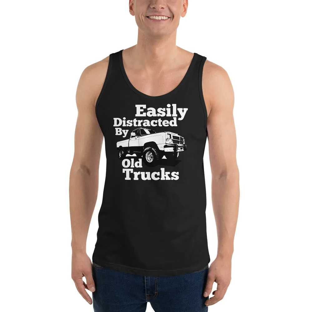 First Gen Truck Tank Top - Easily Distracted By Old Trucks