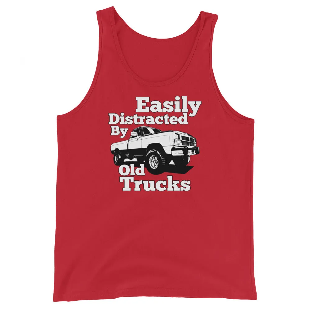 First Gen Truck Tank Top - Easily Distracted By Old Trucks