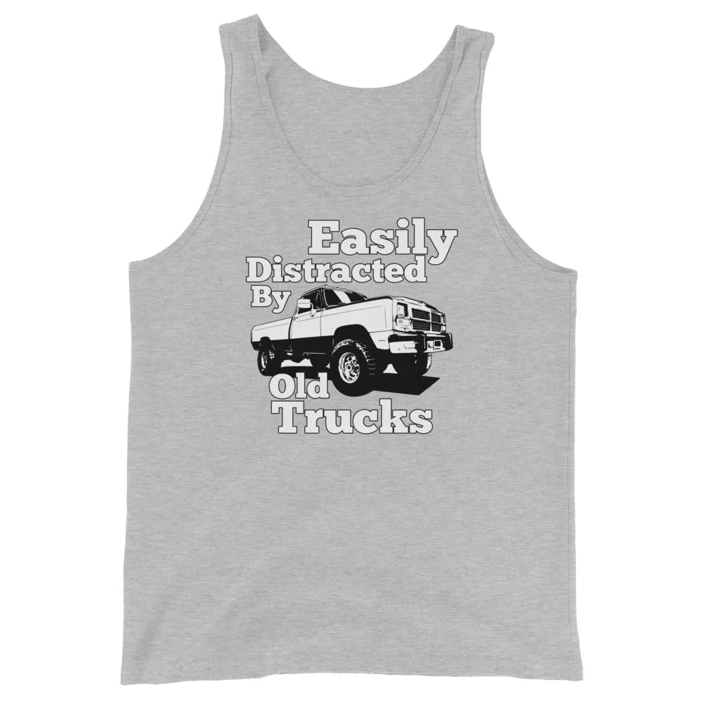 First Gen Truck Tank Top - Easily Distracted By Old Trucks