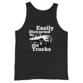 First Gen Truck Tank Top - Easily Distracted By Old Trucks