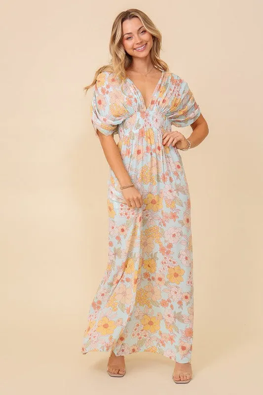 Floral Spring Maxi Sundress