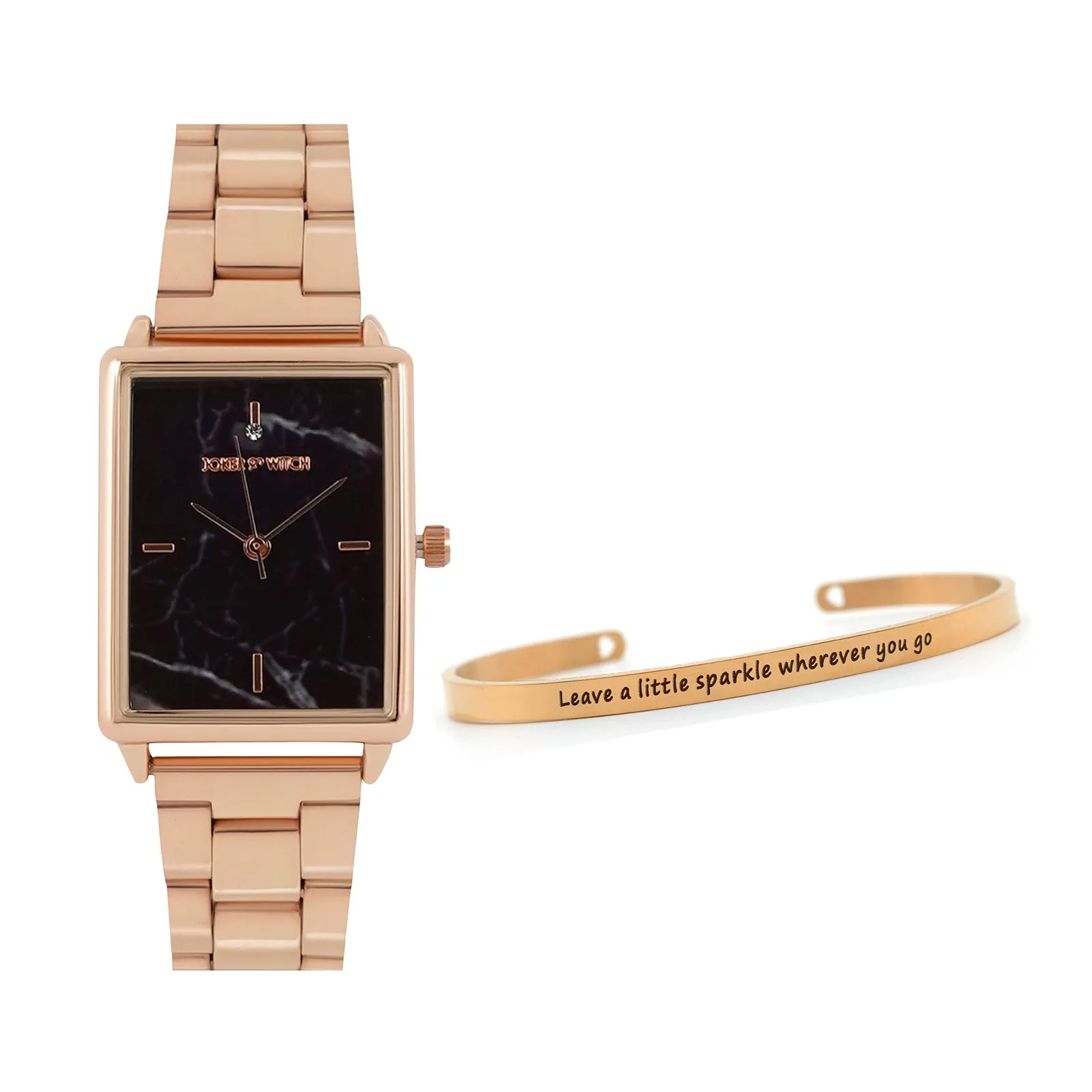 Jenny Rosegold Watch Bracelet Stack