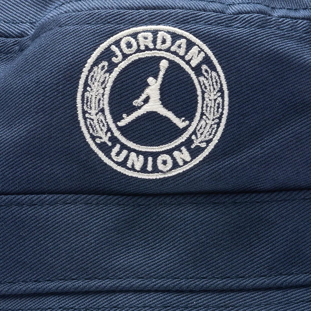 Jordan x Union Bucket Hat - College Navy/Coconut Milk