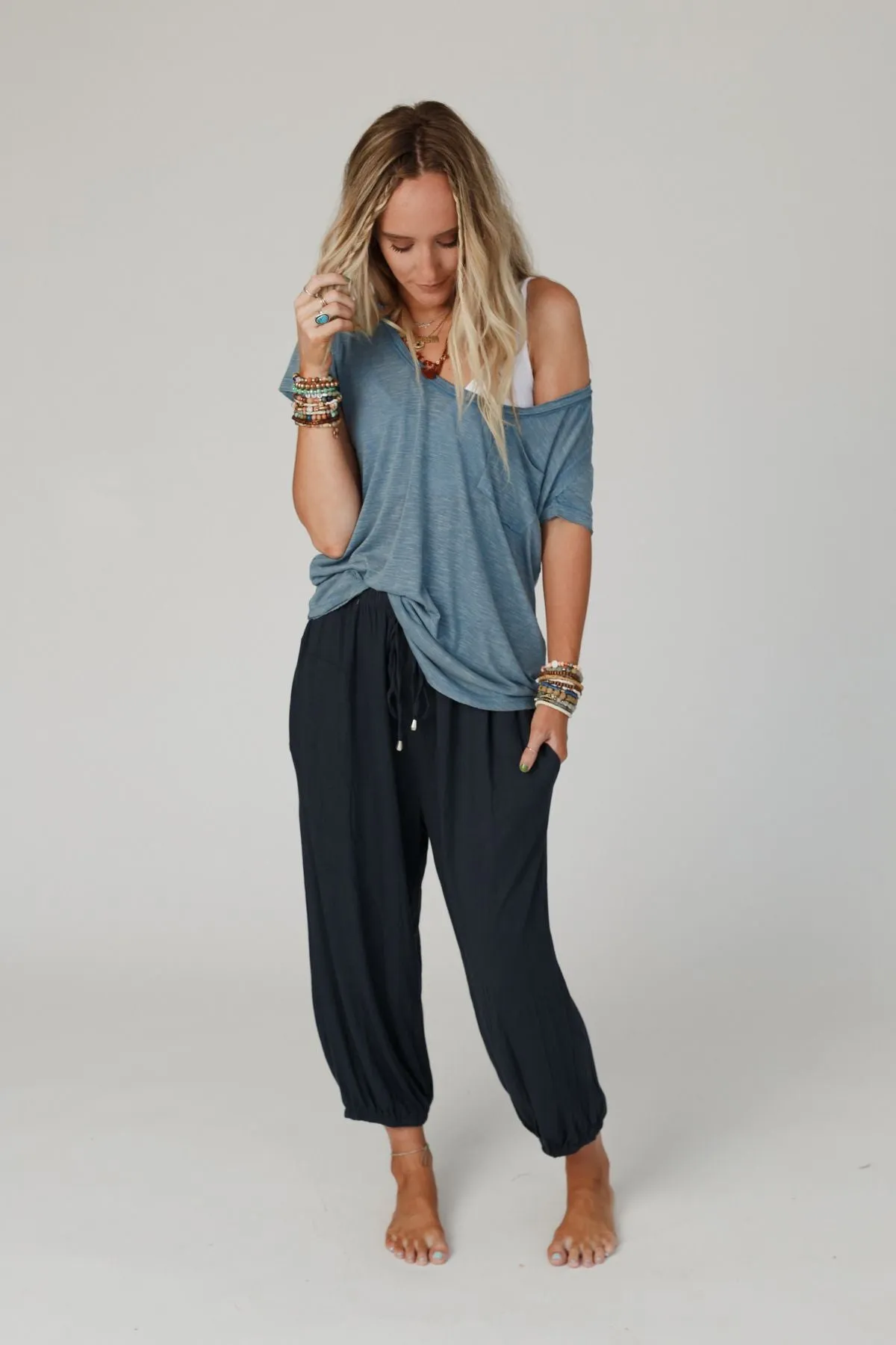 June Bug Jogger Pants - Dark Gray