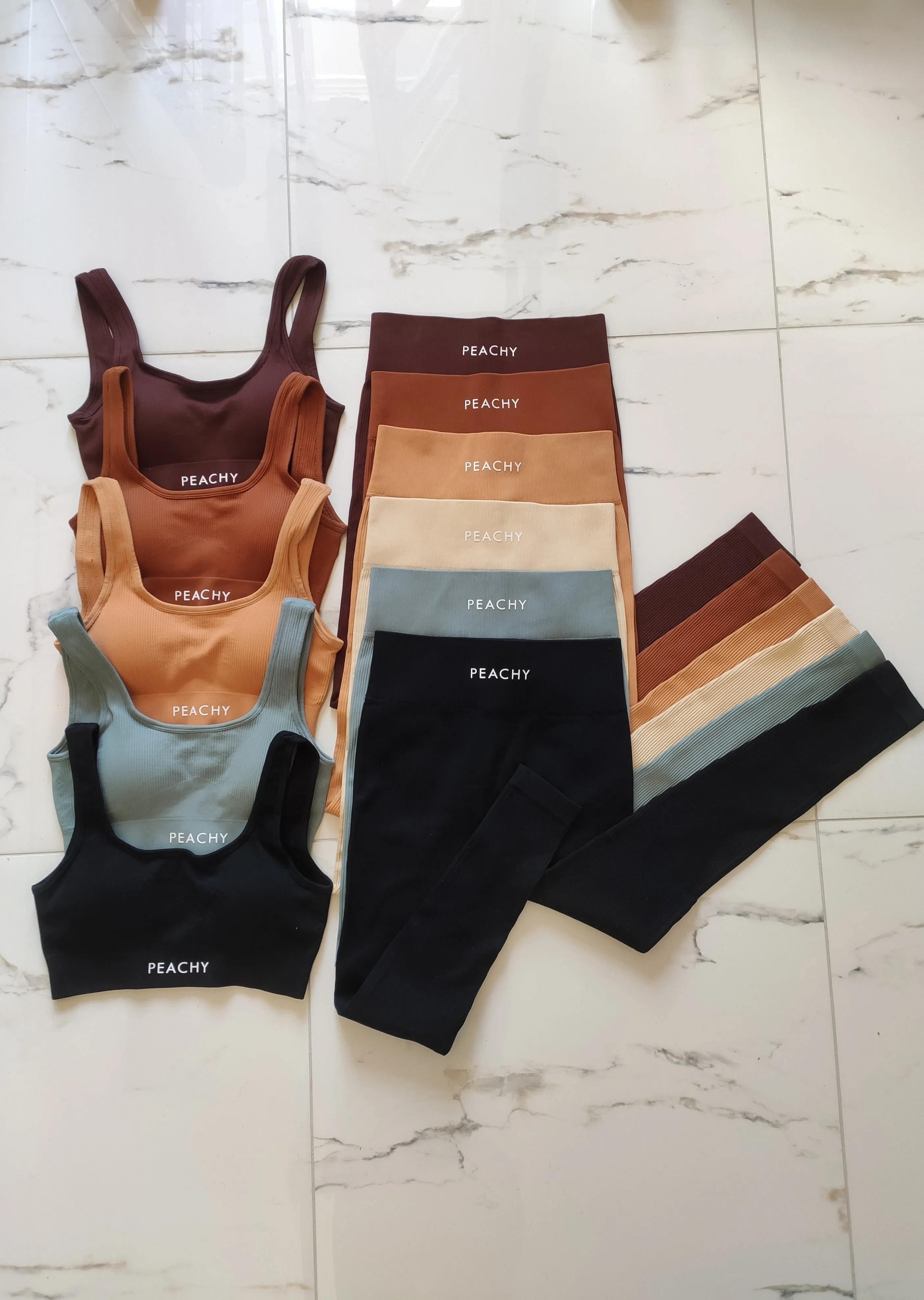 [LASTCHANCE] Ribbed LUXE Set (Leggings und Bra)