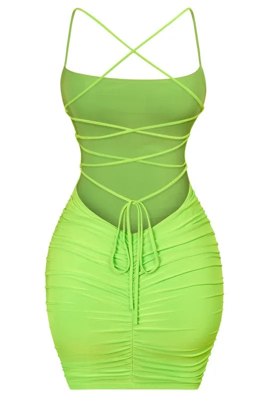 Maylia dress (Lime)