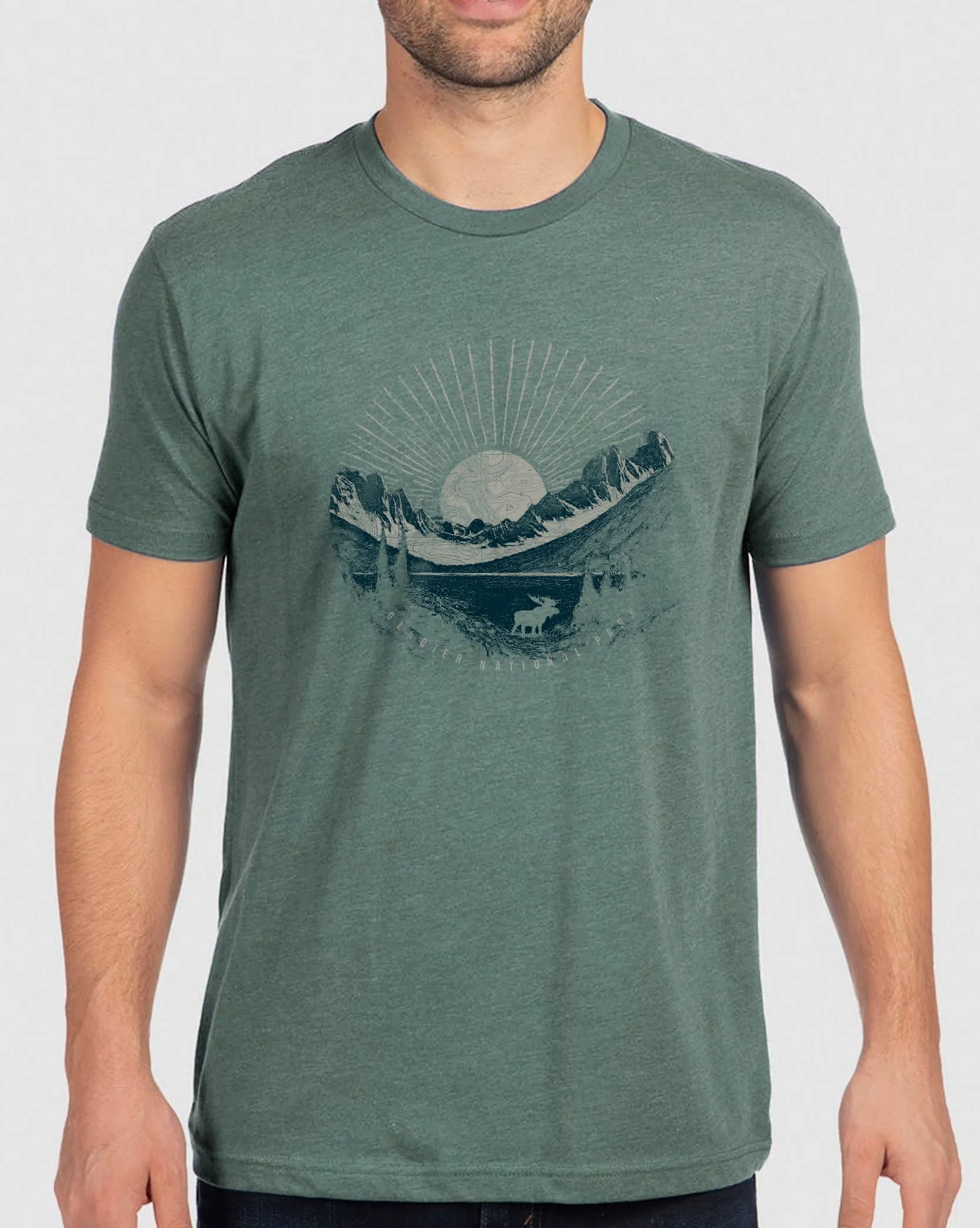 Men's Glacier National Park T-Shirt