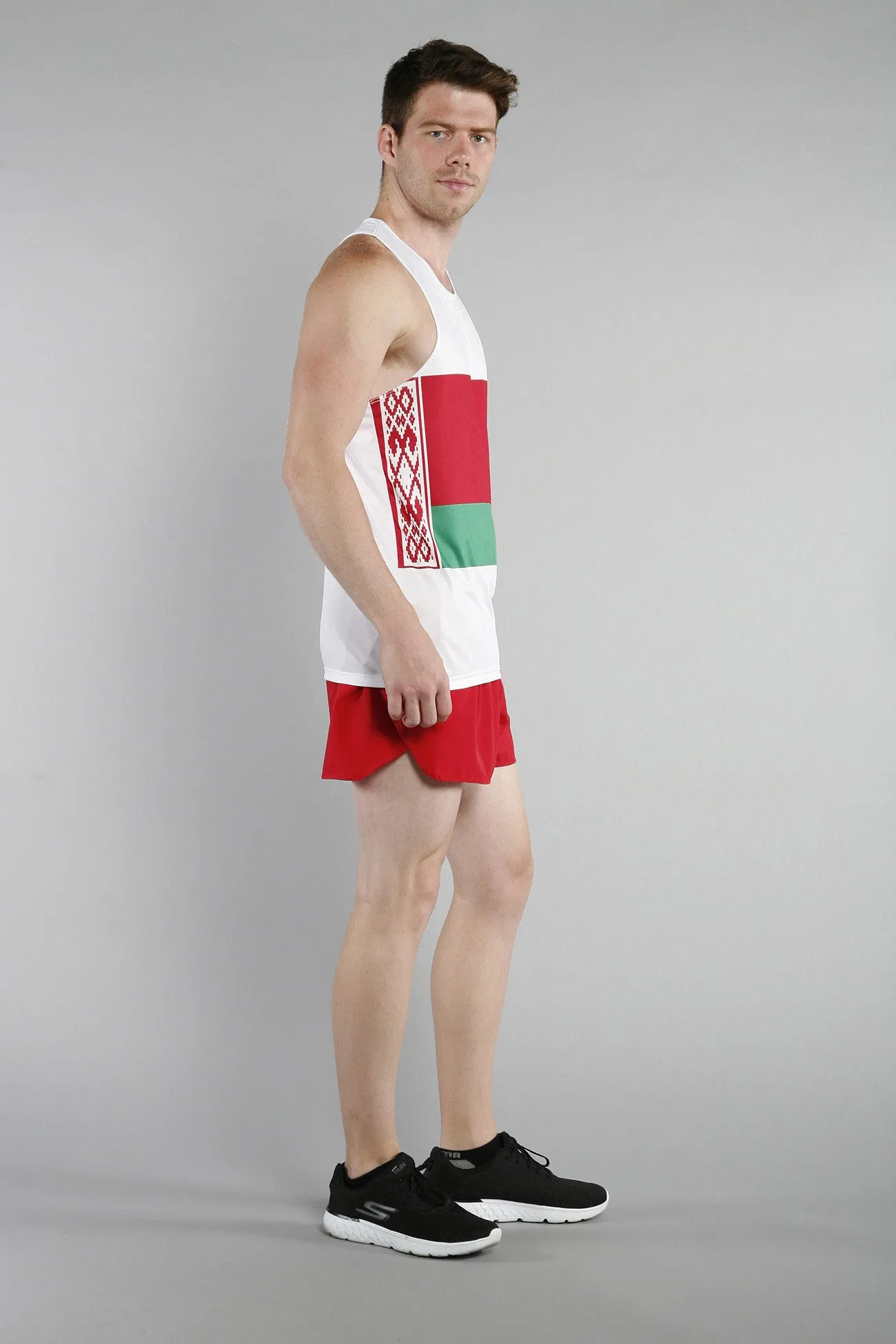 Men's Printed Singlet- Belarus