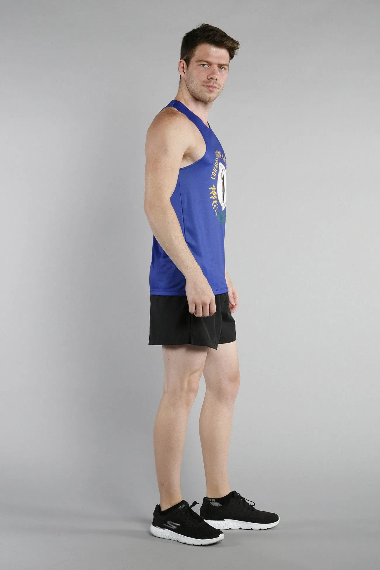 Men's Printed Singlet- Kentucky