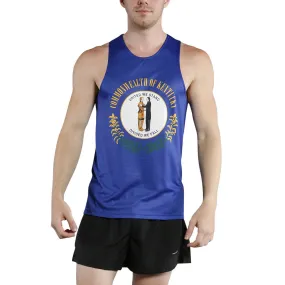 Men's Printed Singlet- Kentucky