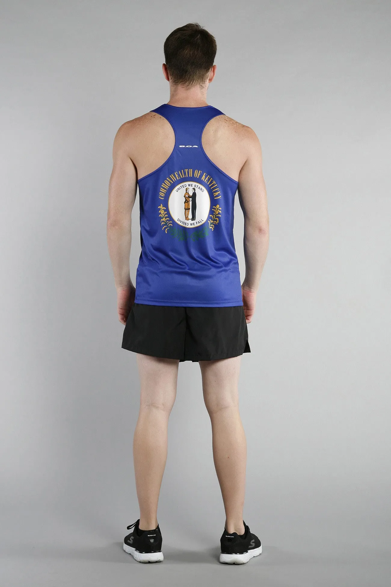 Men's Printed Singlet- Kentucky