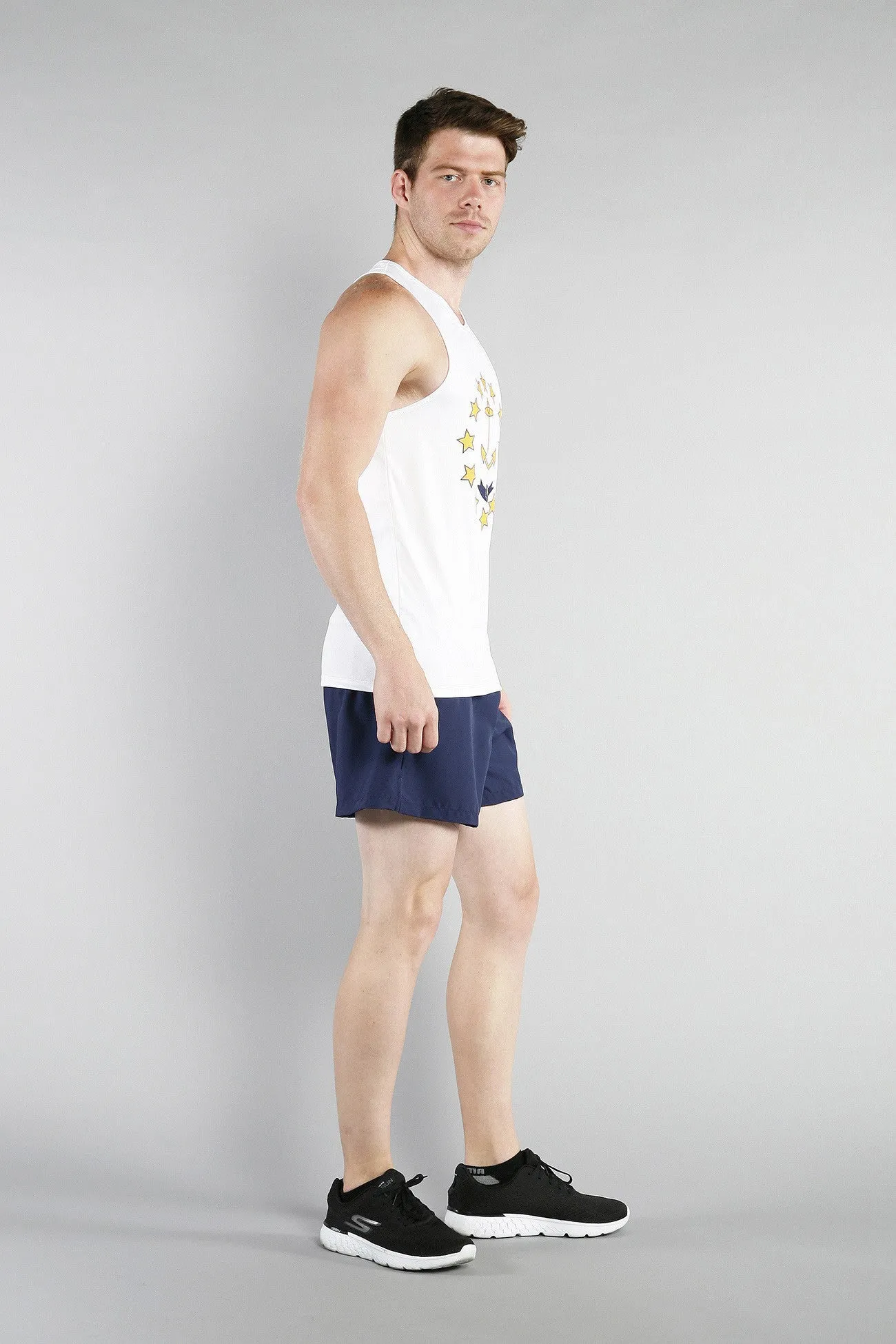 Men's Printed Singlet- Rhode Island