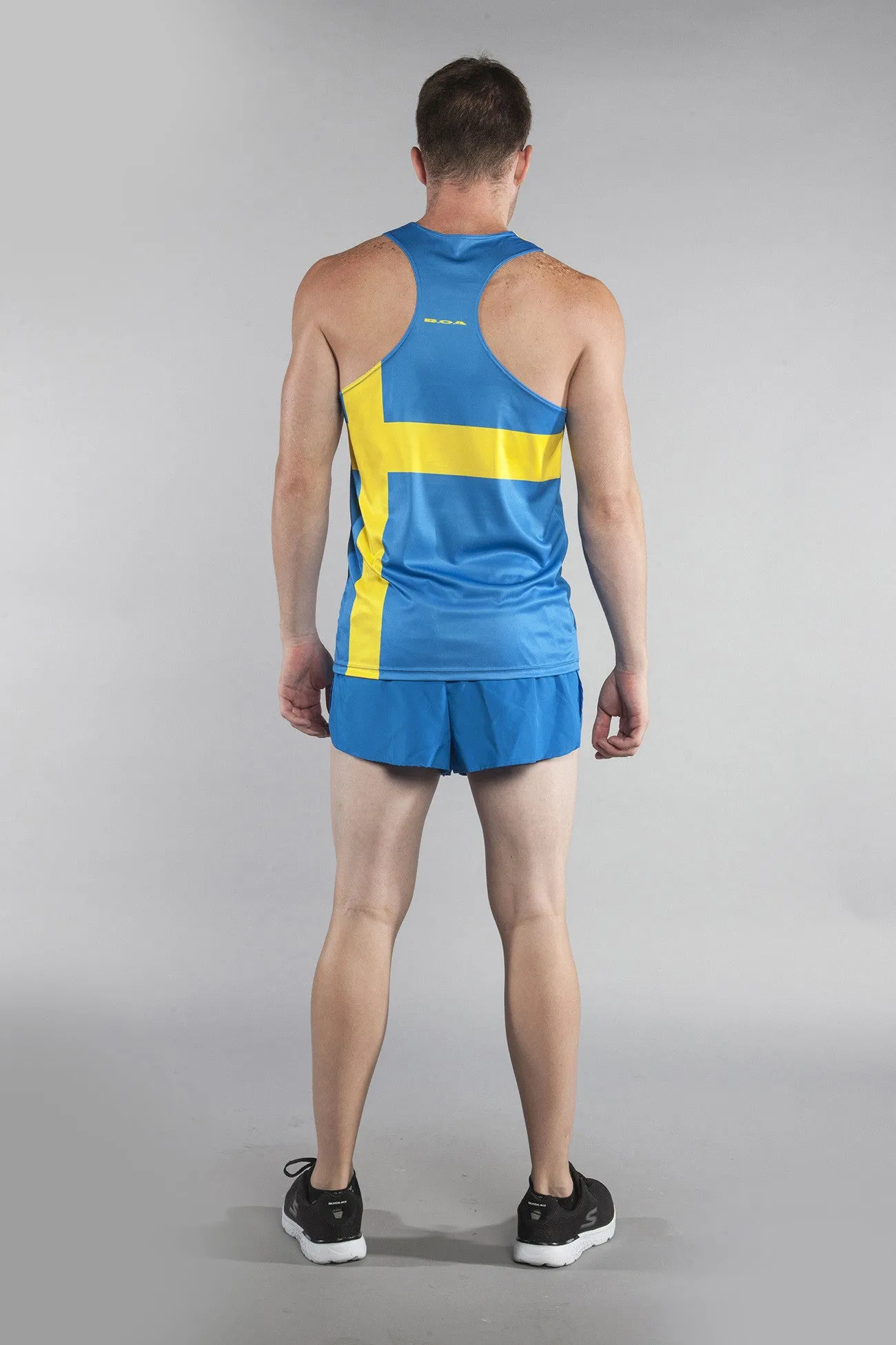 Men's Printed Singlet- Sweden