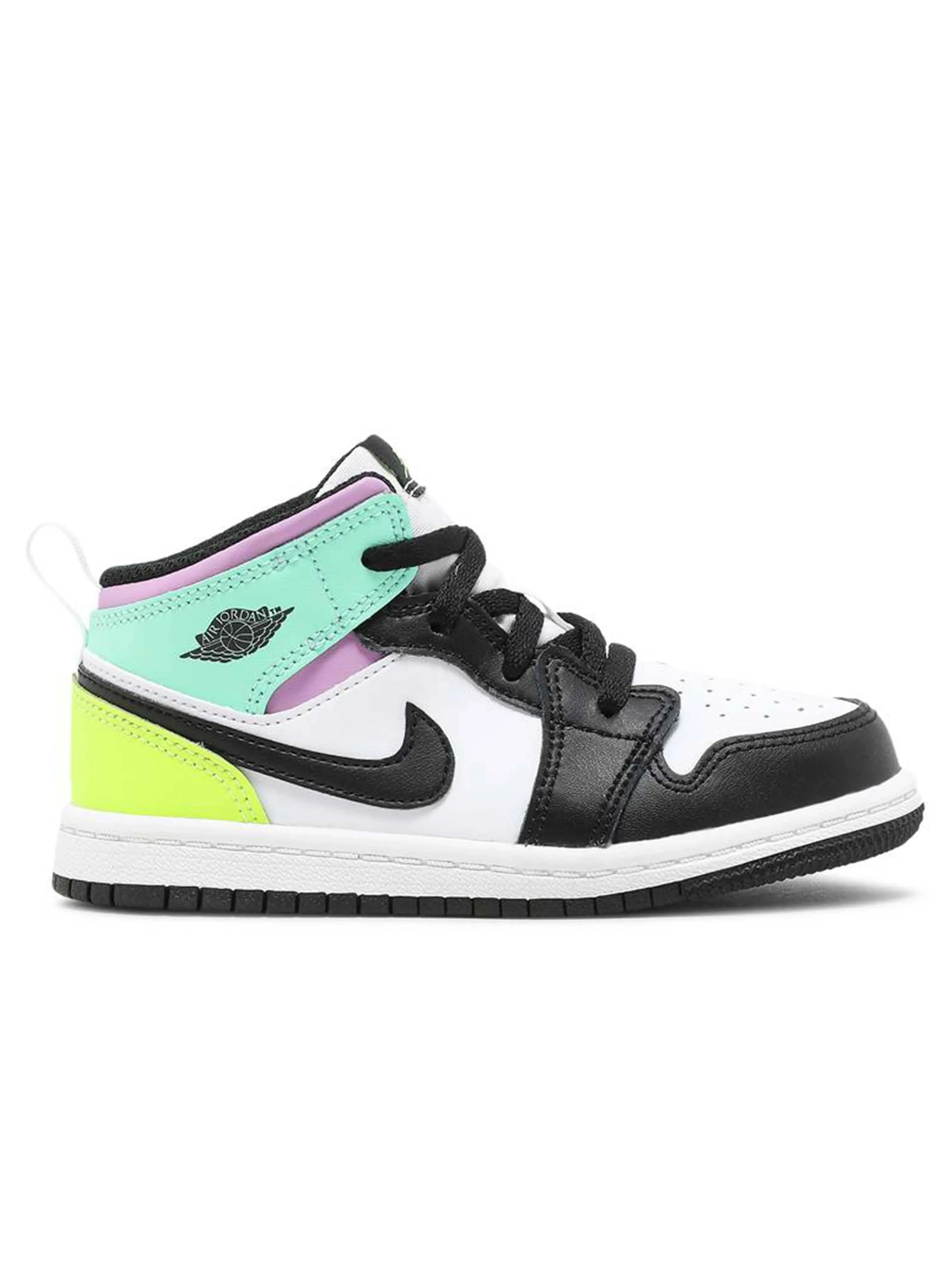 Nike Air Jordan 1 Mid Pastel Black Toe