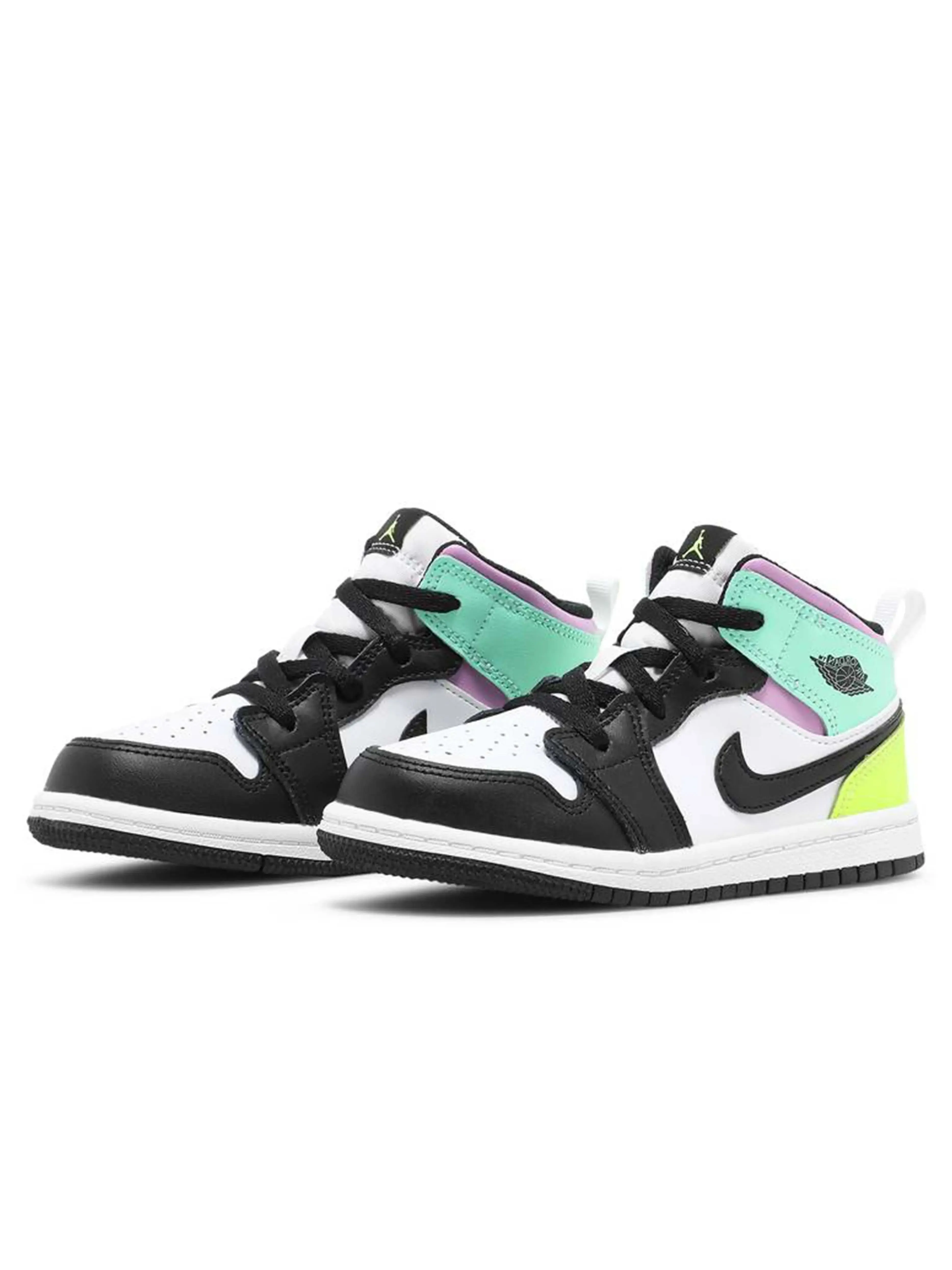 Nike Air Jordan 1 Mid Pastel Black Toe