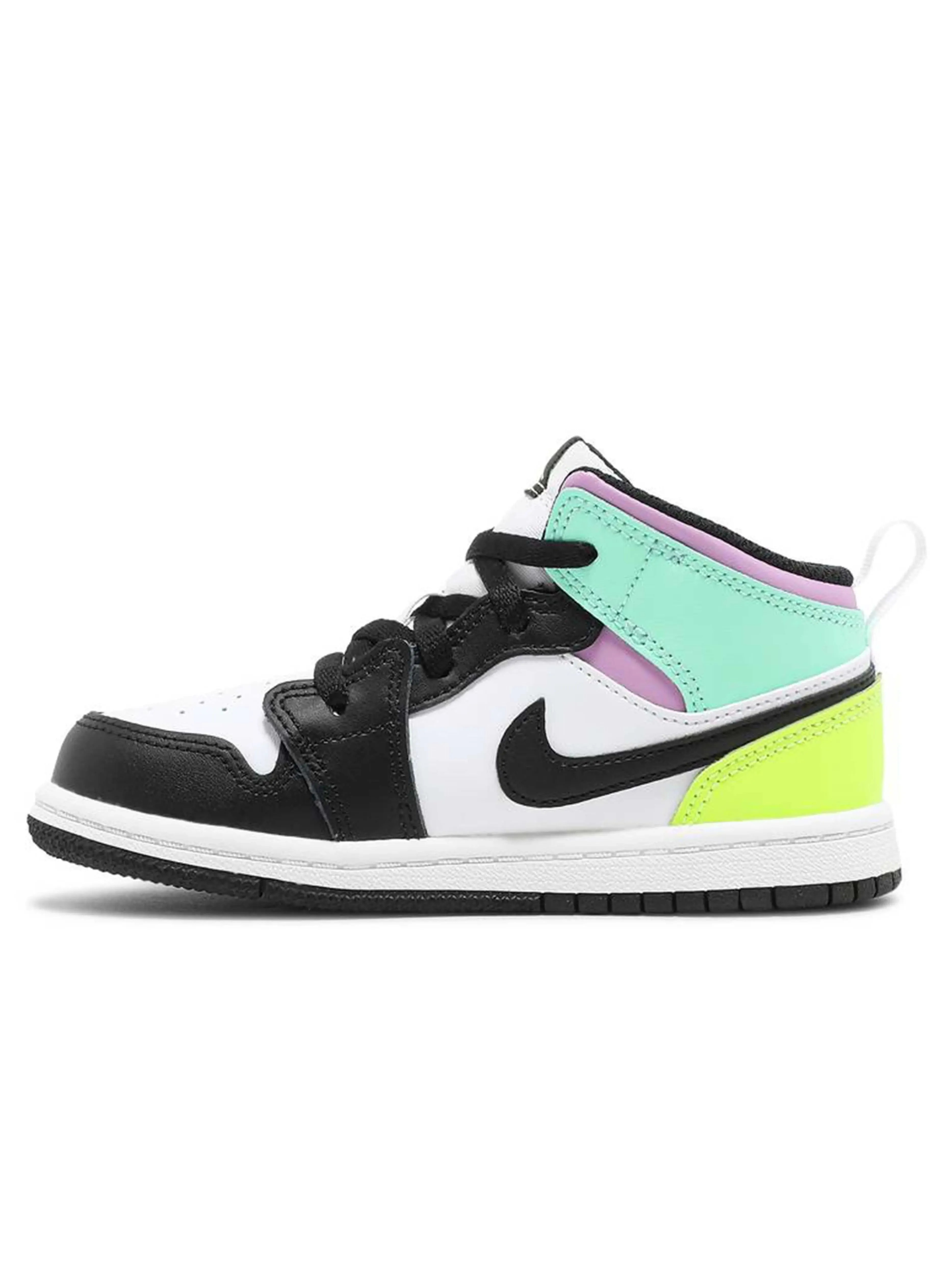 Nike Air Jordan 1 Mid Pastel Black Toe