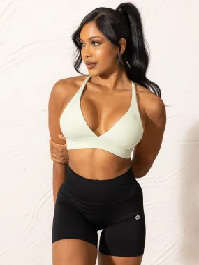 NKD Low Neck Sports Bra - Cucumber